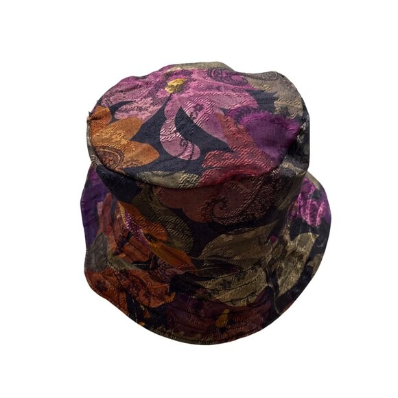 Floral Bucket Hat With Satin Lining - Picture 3 of 6